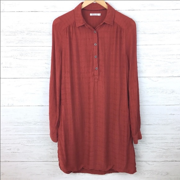 Kenneth Cole Reaction, Cayenne Rust dress S - NWT - Picture 4 of 5